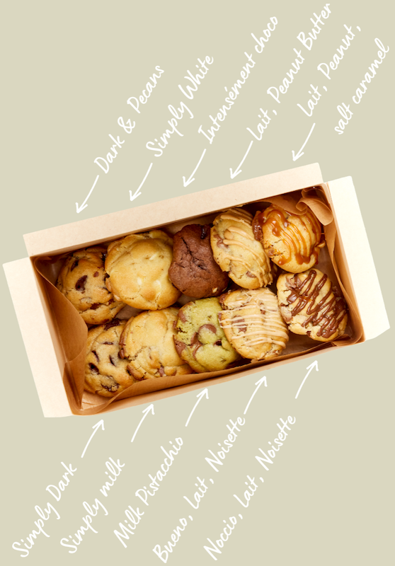 Box mini cookie